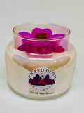 8oz Glass Iridescent Soy Woodwick Candle