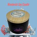 6oz Soy Woodwick Candle Bamboo Top