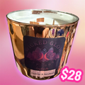 15oz Glass Soy Woodwick Candle
