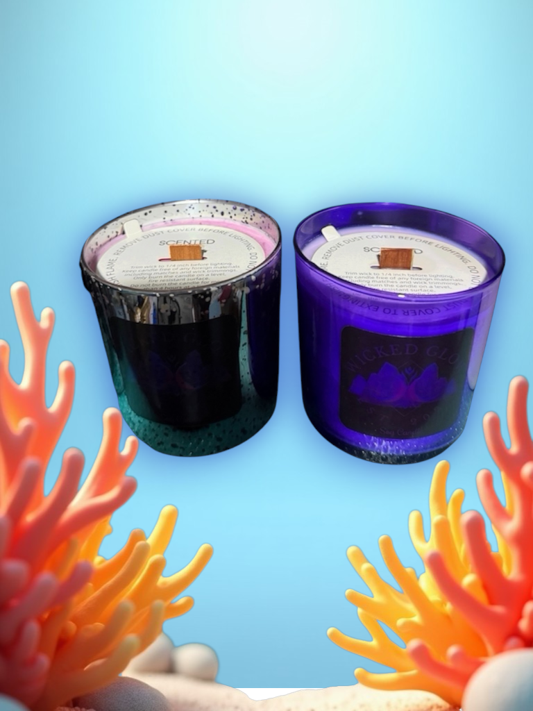 9oz Glass Soy Woodwick Candle